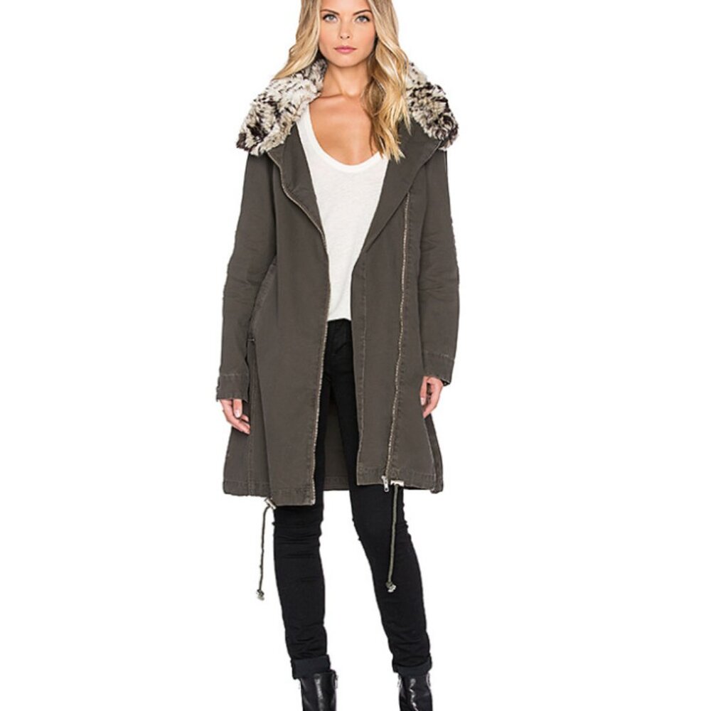 None The Wiser Parka with Faux Fur Collar - XS  Brand:Somedays Lovin